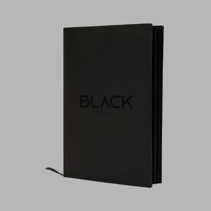 BLACK Page Diary without Pen