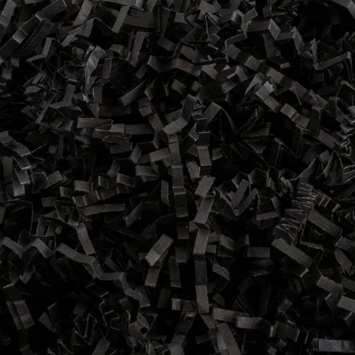 BLACK Shredded Paper and Filler