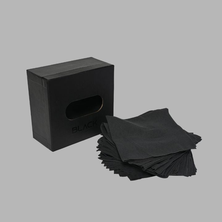 BLACK Tissue Box