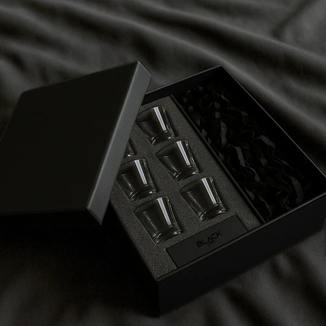 BLACK Shot Glass Gift Hamper