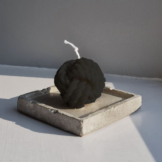 Scented Candle Knot Black