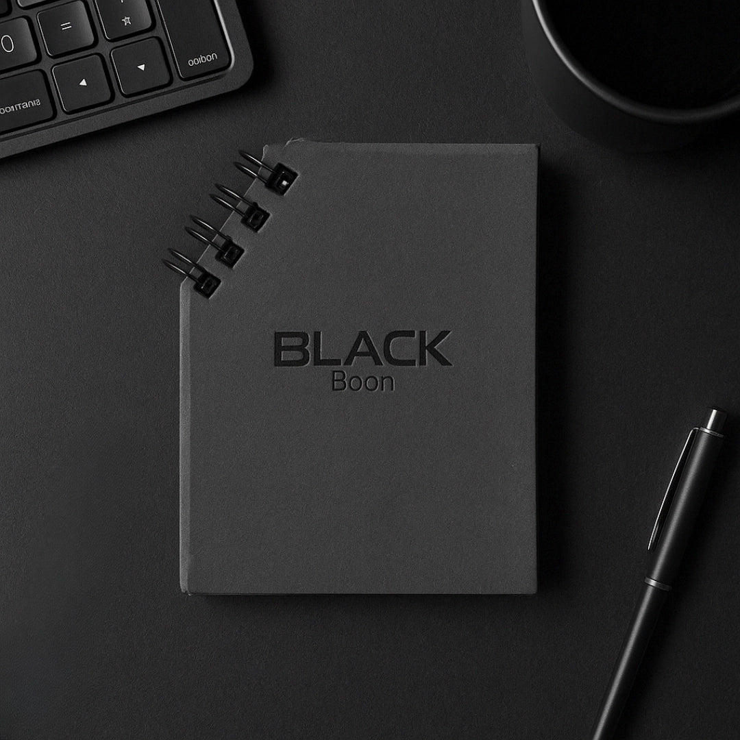 BLACK To Do Diary
