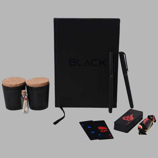 BLACK Playing Card Gift Hamper