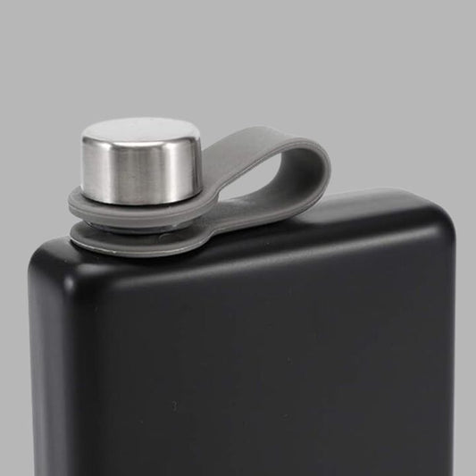 BLACK Hip Flask - 250ml