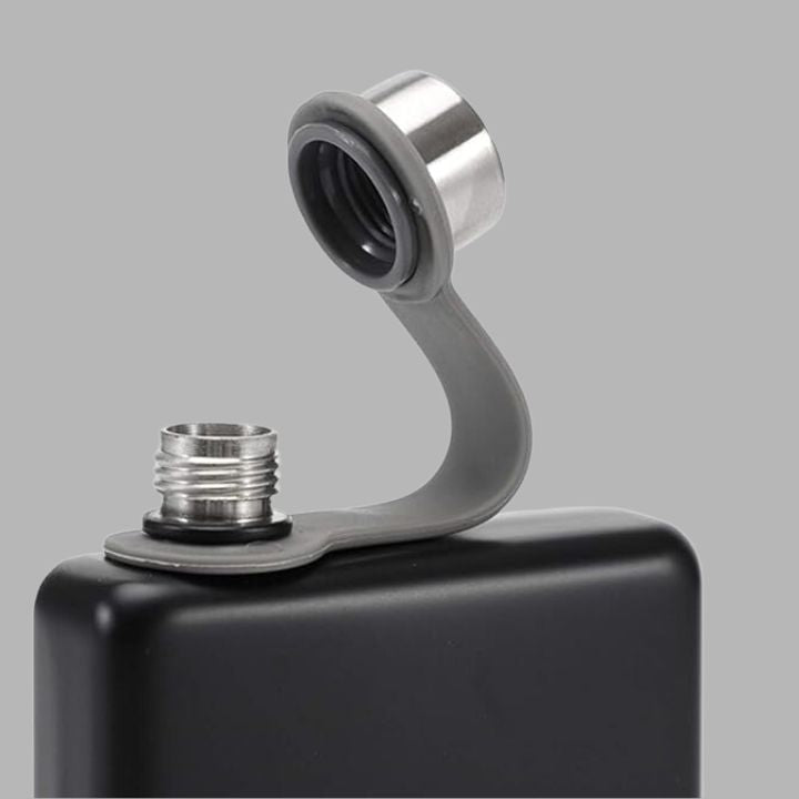 BLACK Hip Flask - 250ml