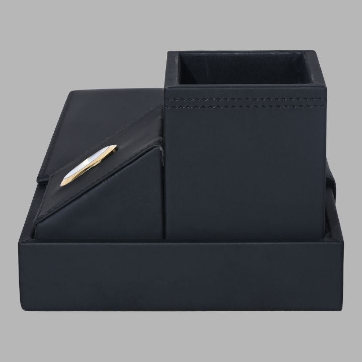 BLACK Desk Organizer