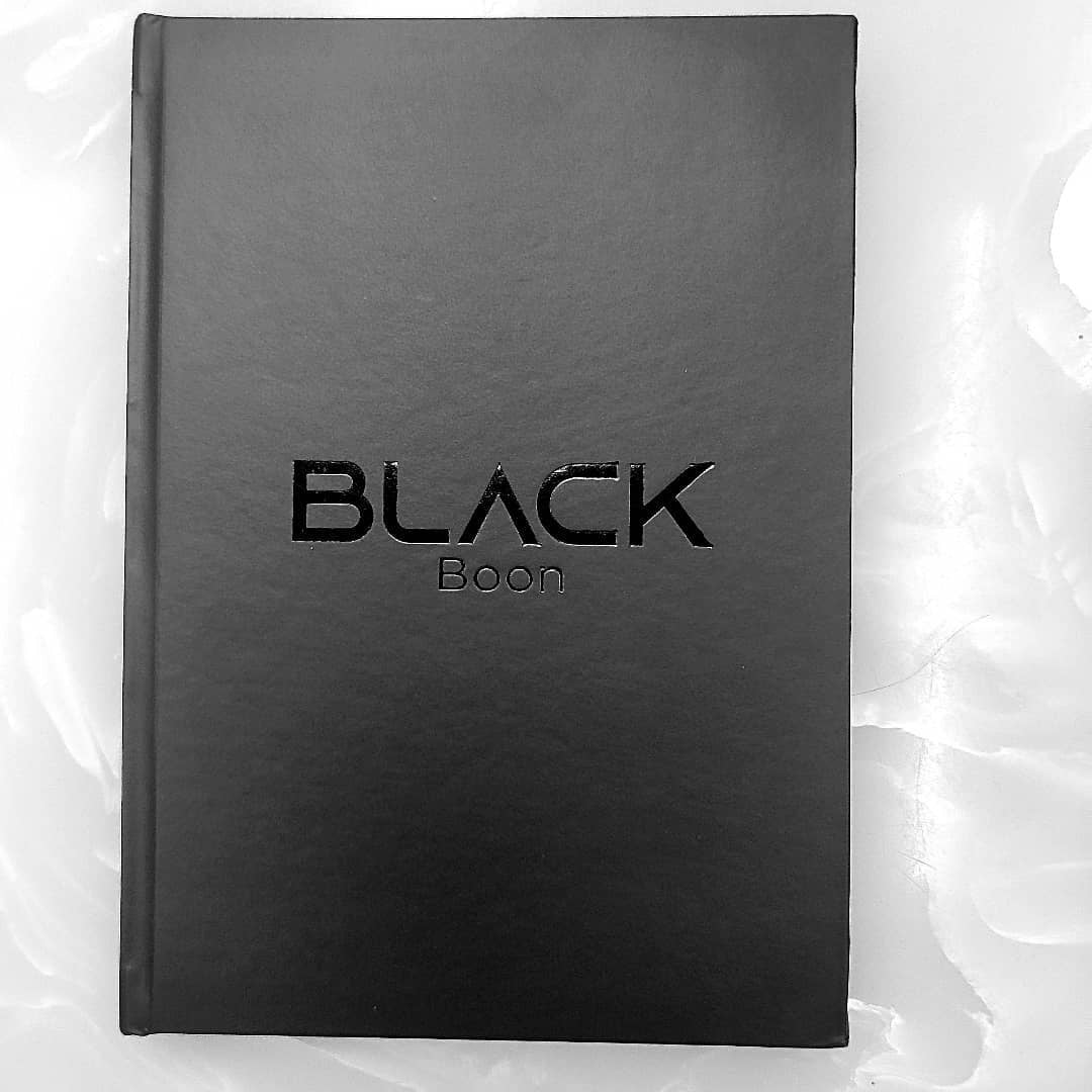 BLACK Page Diary without Pen