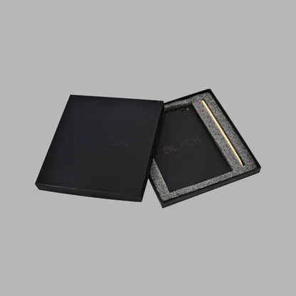 BLACK Rainbow Scratch Notebook