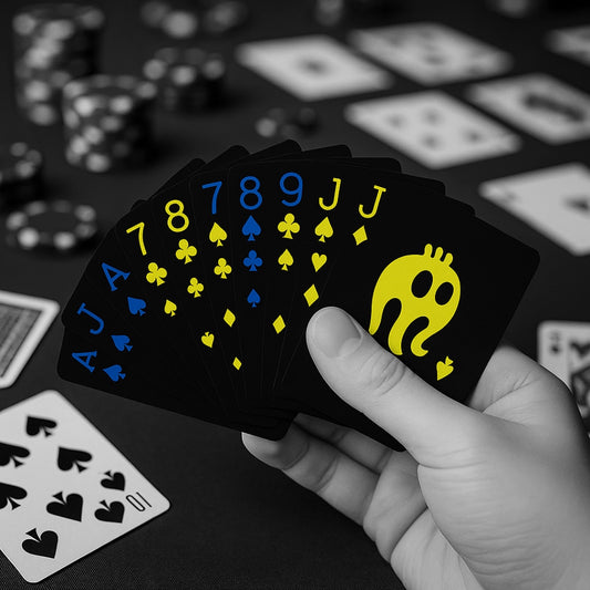 Black Mini Playing Cards