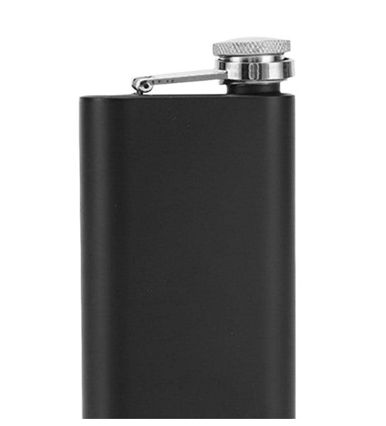 BLACK Hip Flask - 250ml