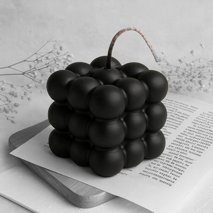 Scented Candle Black Bubble