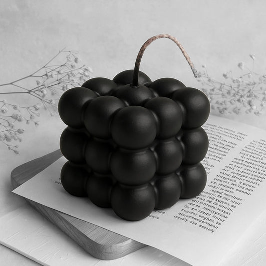 Scented Candle Black Bubble