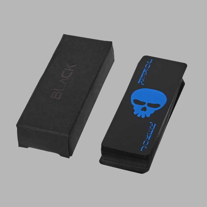 BLACK Mini Playing Cards