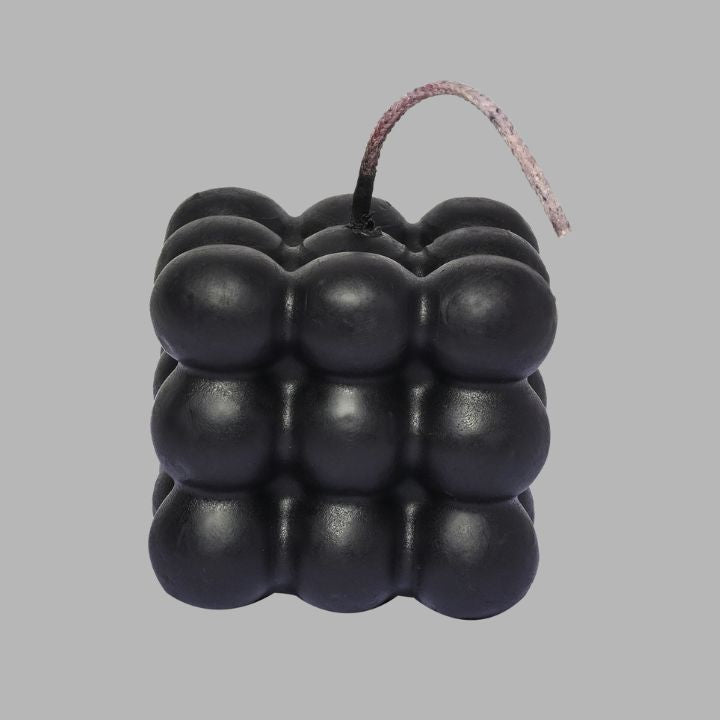 Scented Candle Black Bubble