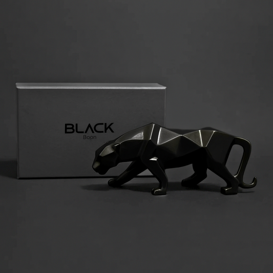 BLACK Panther Geometric Sculpture