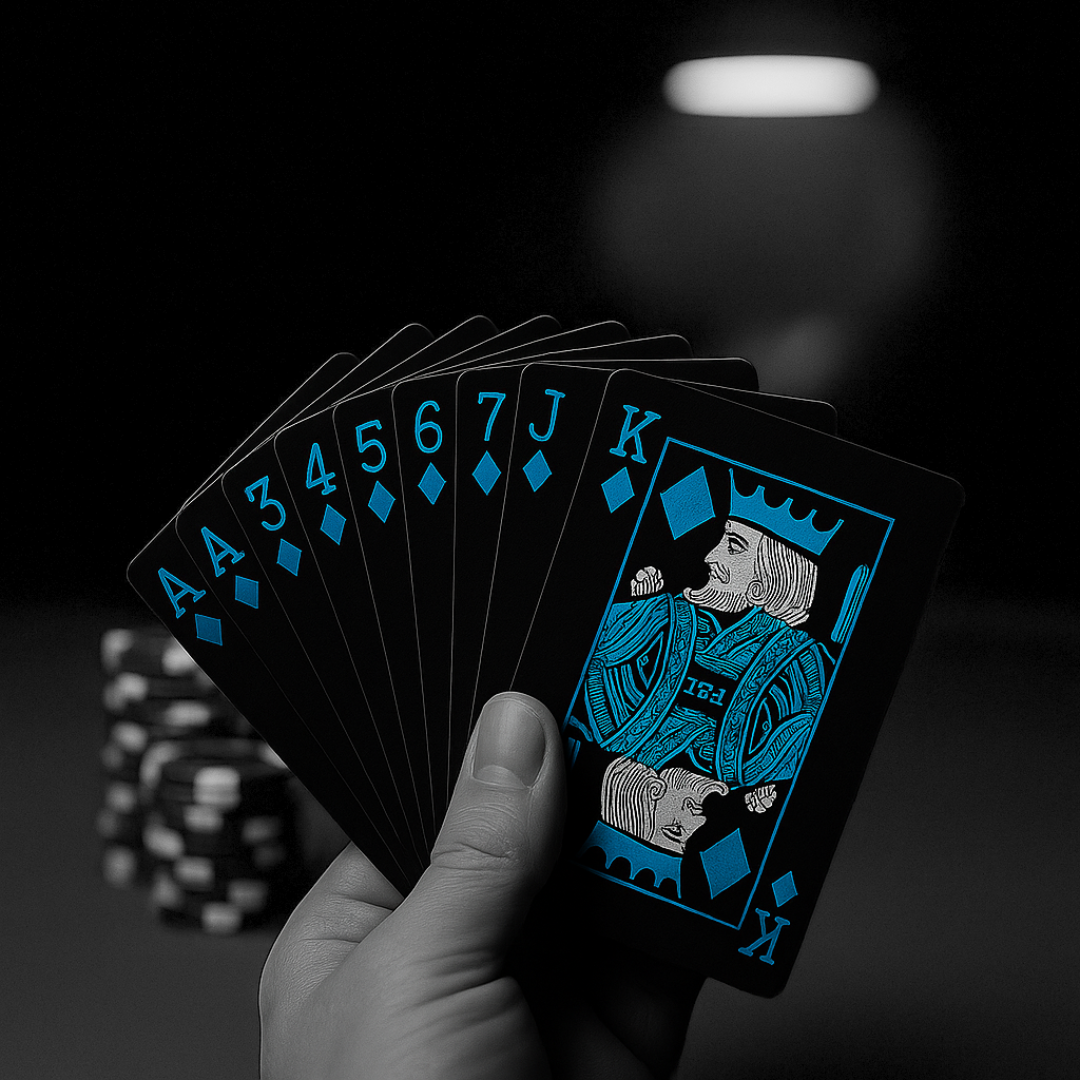 BLACK Unique Poker Playing Cards