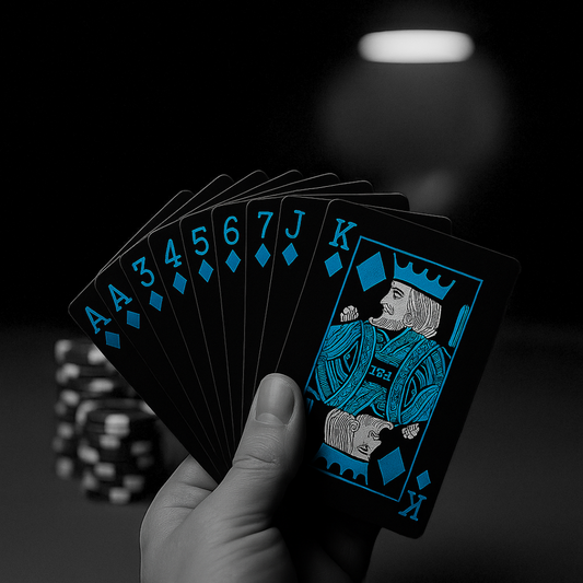 BLACK Unique Poker Playing Cards