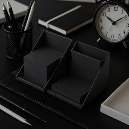 BLACK Cube Style Foldable Sticky Memo Pads