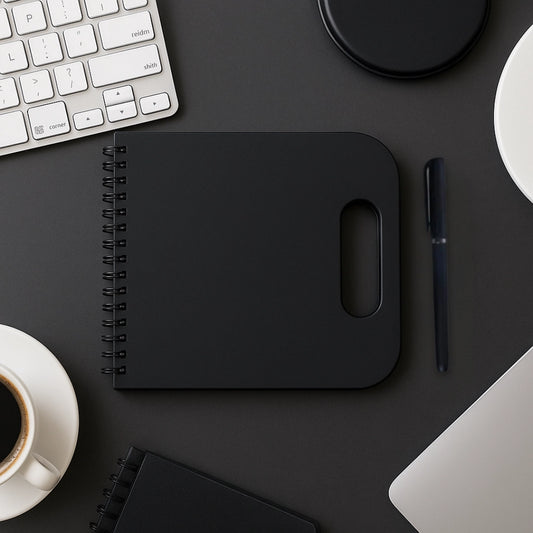 Black Handle Diary with Pen (1pc)