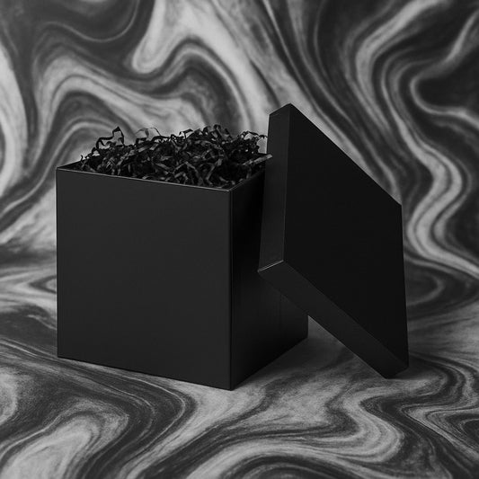 BLACK Shredded Paper and Filler