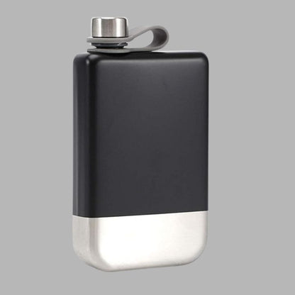 BLACK Hip Flask - 250ml