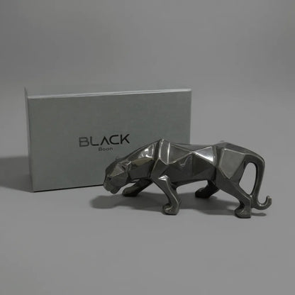 BLACK Panther Geometric Sculpture